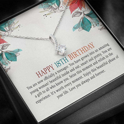 Daughter Necklace, Eighteen Birthday Necklace “ 18Th Birthday Gift Girl Necklace Dughter's Day Rakva