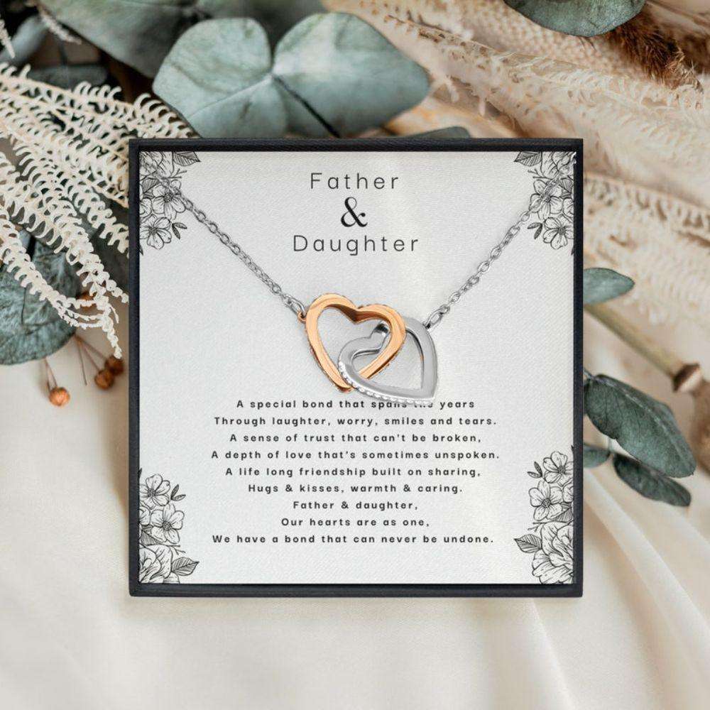 Daughter Necklace, Father & Daughter Necklace, Daughter Gift From Father, Daughter Birthday Necklace Gift, Gift For Daughter From Dad Dughter's Day Rakva