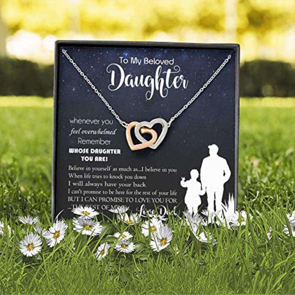 Daughter Necklace, Father Daughter Necklace, Father To Daughter Gifts To My Daughter From Dad Gift For Birthday Dughter's Day Rakva