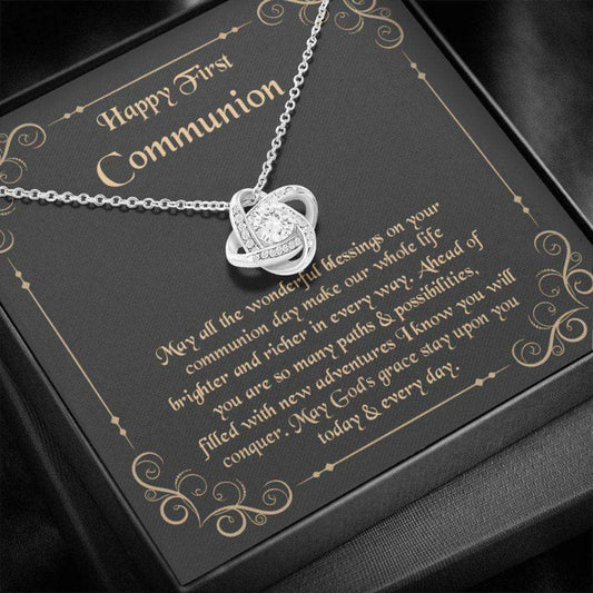 Daughter Necklace, First Communion Necklace, Holy Communion Gift For Daughter Dughter's Day Rakva