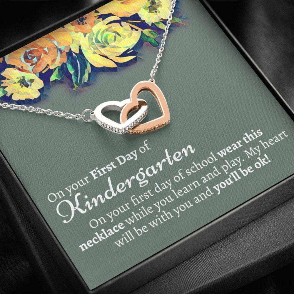 Daughter Necklace, First Day Of Kindergarten Gift, Daughter First Day Of Kindergarten Necklace, 1St Day Of Kindergarten, Back To School Gift Dughter's Day Rakva