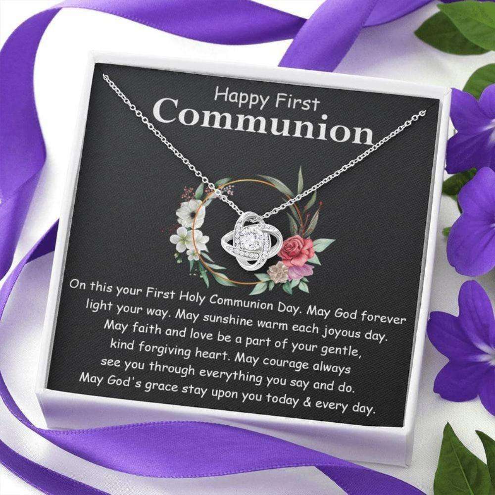 Daughter Necklace, First Holy Communion Gift For Girls, First Communion Gift Necklace, 1St Communion Necklace For Daughter, Goddaughter Dughter's Day Rakva