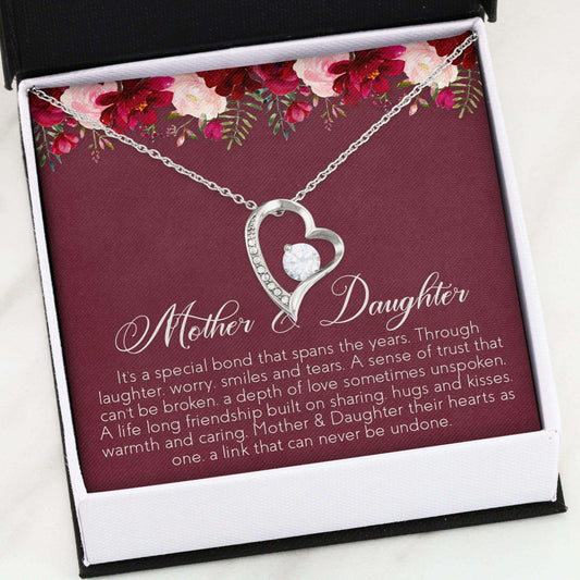 Daughter Necklace, Forever Love Necklace “ Mother And Daughter Necklace Gifts Dughter's Day Rakva