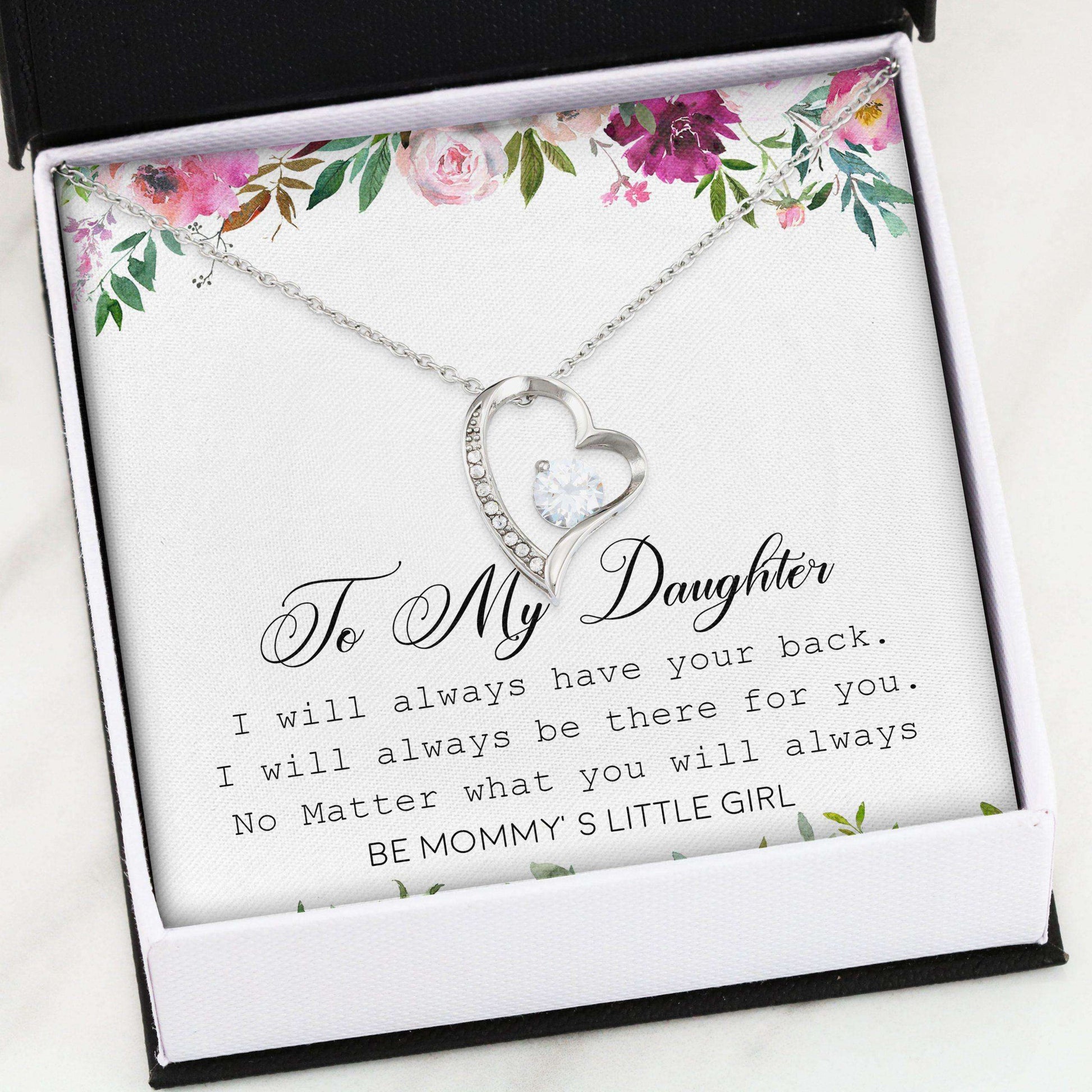 Daughter Necklace, Forever Love Necklace “ My Daughter Necklace Gifts For Daughter Dughter's Day Rakva