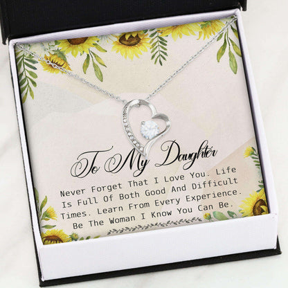 Daughter Necklace, Forever Love Necklace “ To My Daughter Necklace Gifts Dughter's Day Rakva