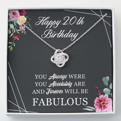 Daughter Necklace, Friend Necklace, 20Th Birthday Gift “ Love Knots Necklace Dughter's Day Rakva