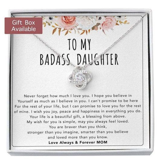 Daughter Necklace Gift, Daughter Gift From Mom, Daughter Necklace From Mom, Daughter Gifts, To My Daughter Necklace Dughter's Day Rakva