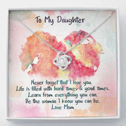 Daughter Necklace, Gift For Daughter, Be The Woman I Know You Can Be, Necklace Dughter's Day Rakva