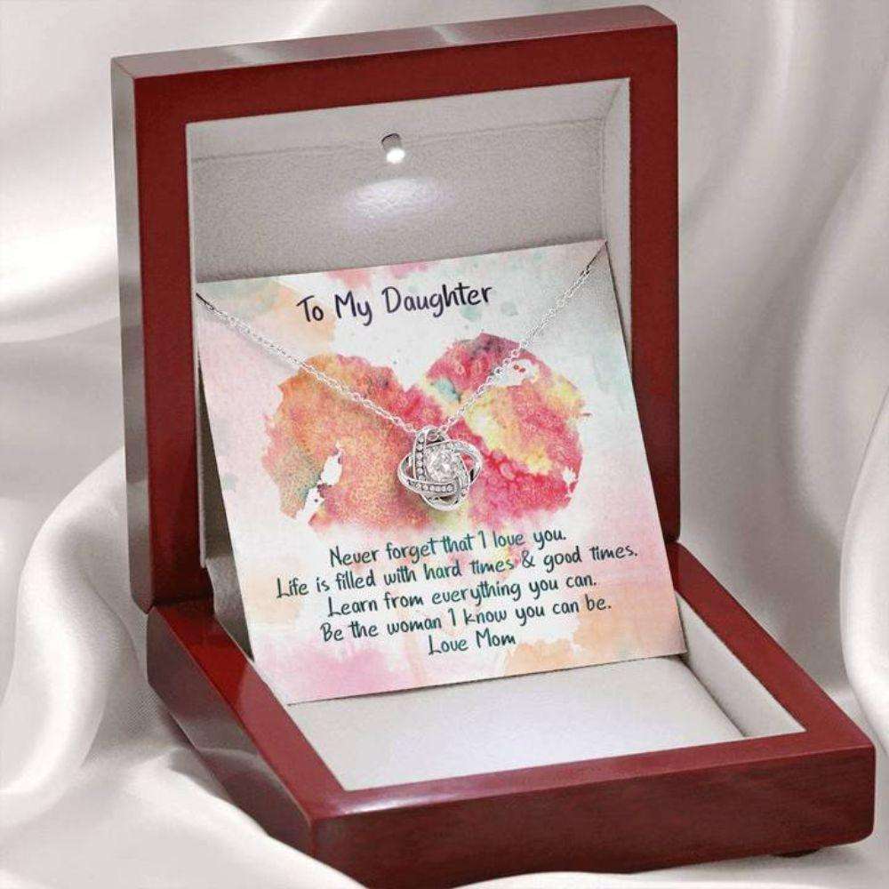 Daughter Necklace, Gift For Daughter, Be The Woman I Know You Can Be, Necklace Dughter's Day Rakva