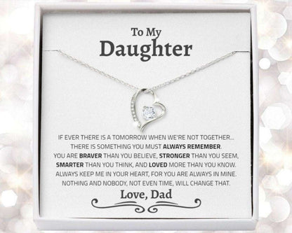 Daughter Necklace, Gift For Daughter From Dad, Daughter Father Necklace, Daughter Gift From Dad, To My Daughter, Grown Up Daughter Dughter's Day Rakva