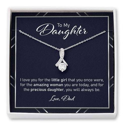 Daughter Necklace, Gift For Daughter From Dad Necklace Dughter's Day Rakva