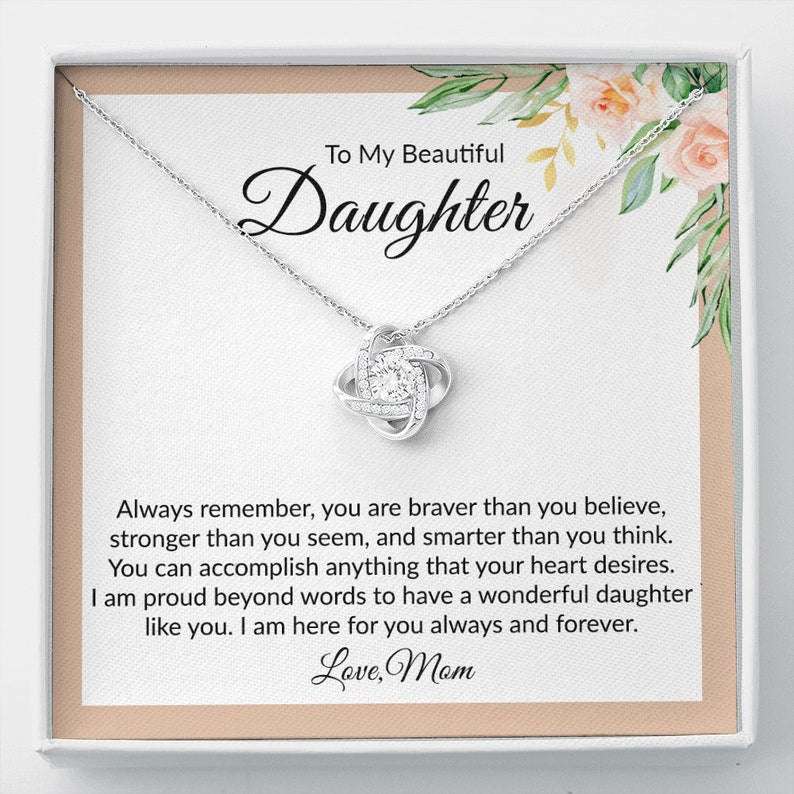 Daughter Necklace, Gift For Daughter From Mom, Daughter Mother Necklace, Daughter Gift From Mom, To My Daughter Dughter's Day Rakva