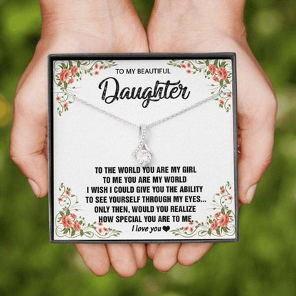 Daughter Necklace, Gift For Daughter From Mom, Daughter Mother Necklace, Daughter Gift From Mom, To My Daughter Necklace Dughter's Day Rakva