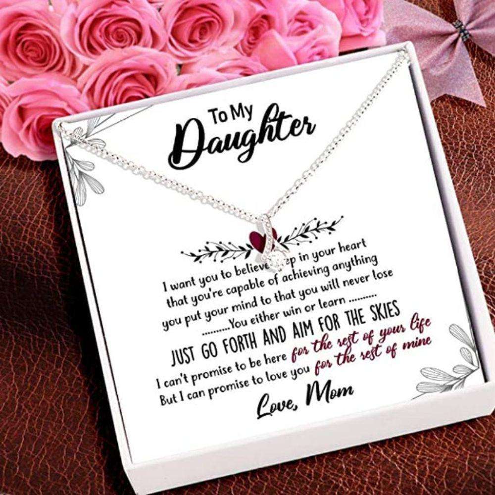 Daughter Necklace, Gift For Daughter From Mom, Daughter Mother Necklace, To My Daughter Necklace Dughter's Day Rakva