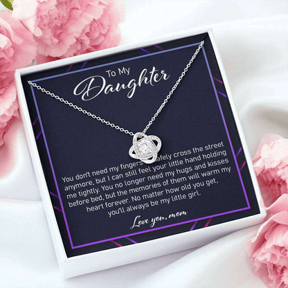 Daughter Necklace, Gift For Daughter From Mom “ Love Knot Necklace Dughter's Day Rakva