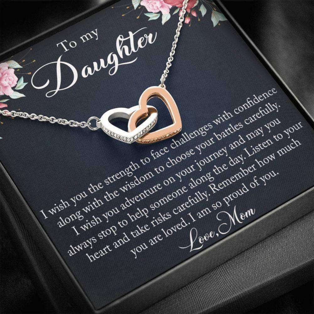 Daughter Necklace, Gift For Daughter From Mom, Mother Daughter Gift Necklace, Valentines Day Gift To Daughter, Daughter Birthday Dughter's Day Rakva