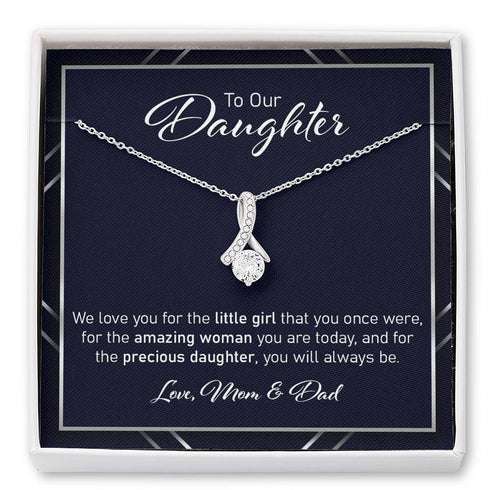 Daughter Necklace, Gift For Daughter From Parents Necklace Dughter's Day Rakva
