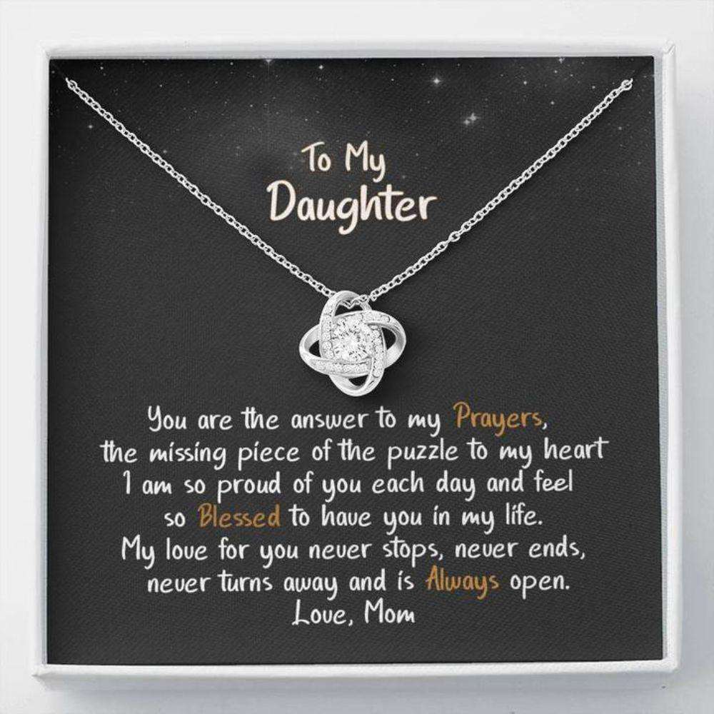 Daughter Necklace, Gift For Daughter, My Missing Puzzle Piece “ Necklace Dughter's Day Rakva