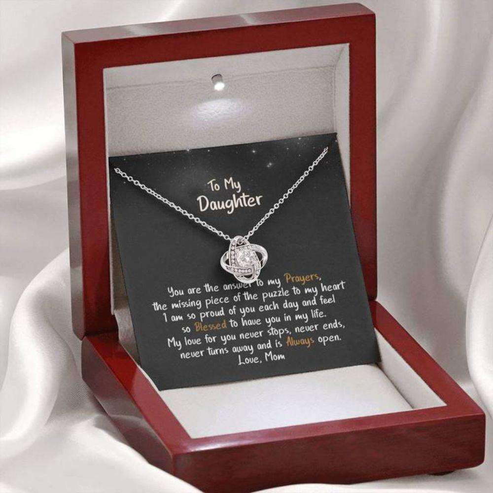 Daughter Necklace, Gift For Daughter, My Missing Puzzle Piece “ Necklace Dughter's Day Rakva