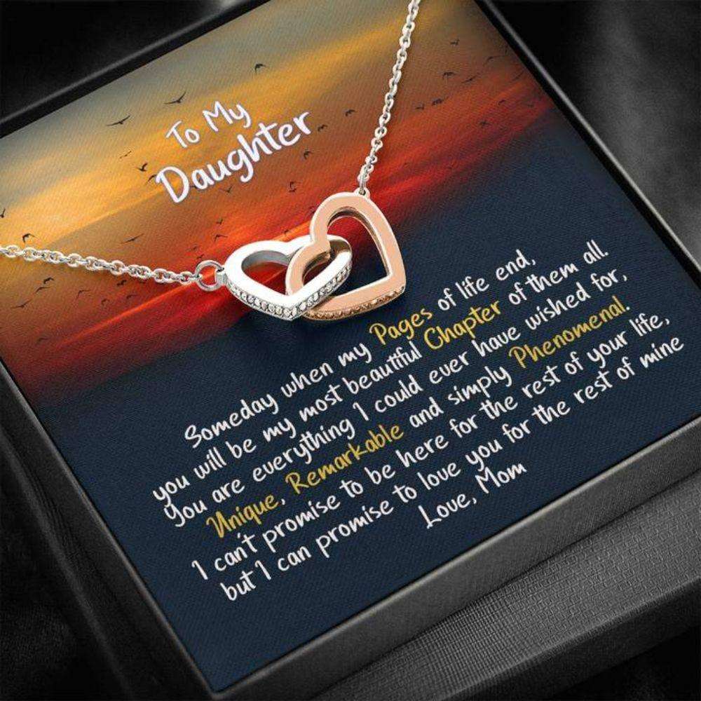 Daughter Necklace, Gift For Daughter, Simply Phenomenal, Hearts Pendant Necklace Dughter's Day Rakva