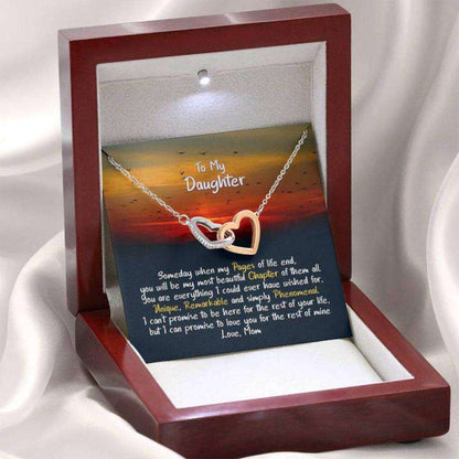 Daughter Necklace, Gift For Daughter, Simply Phenomenal, Hearts Pendant Necklace Dughter's Day Rakva