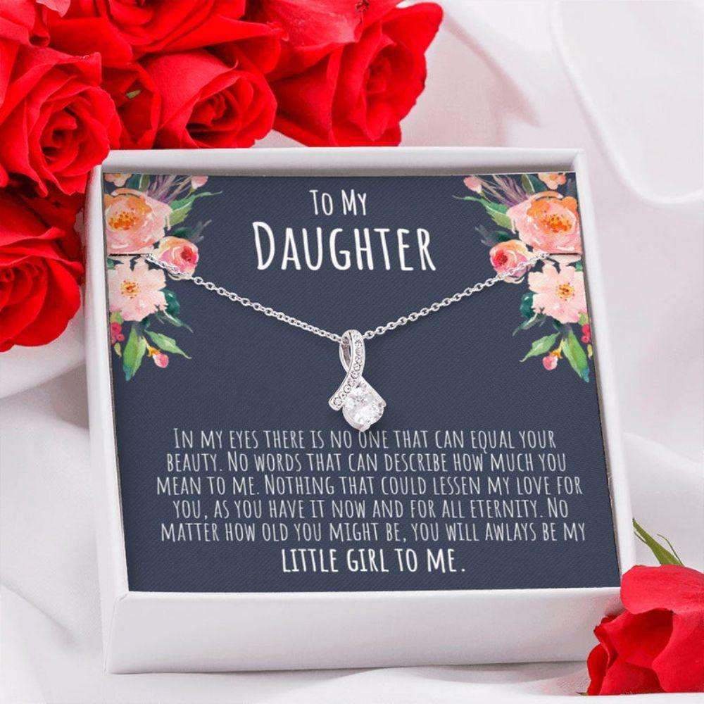 Daughter Necklace Gift From Mom “ Always My Little Girl, Grown Up Daughter Necklace Dughter's Day Rakva