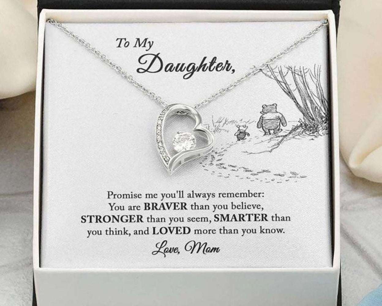 Daughter Necklace Gift From Mom, Mother Daughter Necklace, Gift For Daughter Dughter's Day Rakva