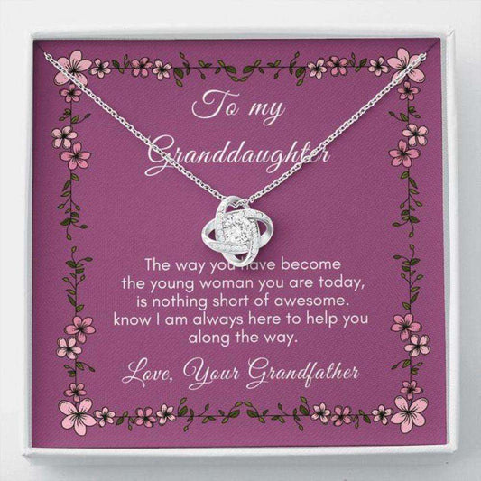 Daughter Necklace “ Gift To Daughter “ Gift Necklace Message Card “ Empowered Poem “ To Granddaughter From Grandfather Dughter's Day Rakva