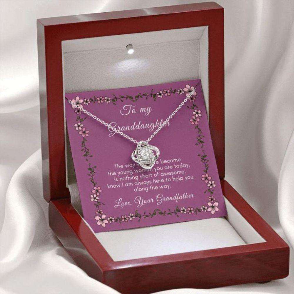 Daughter Necklace “ Gift To Daughter “ Gift Necklace Message Card “ Empowered Poem “ To Granddaughter From Grandfather Dughter's Day Rakva