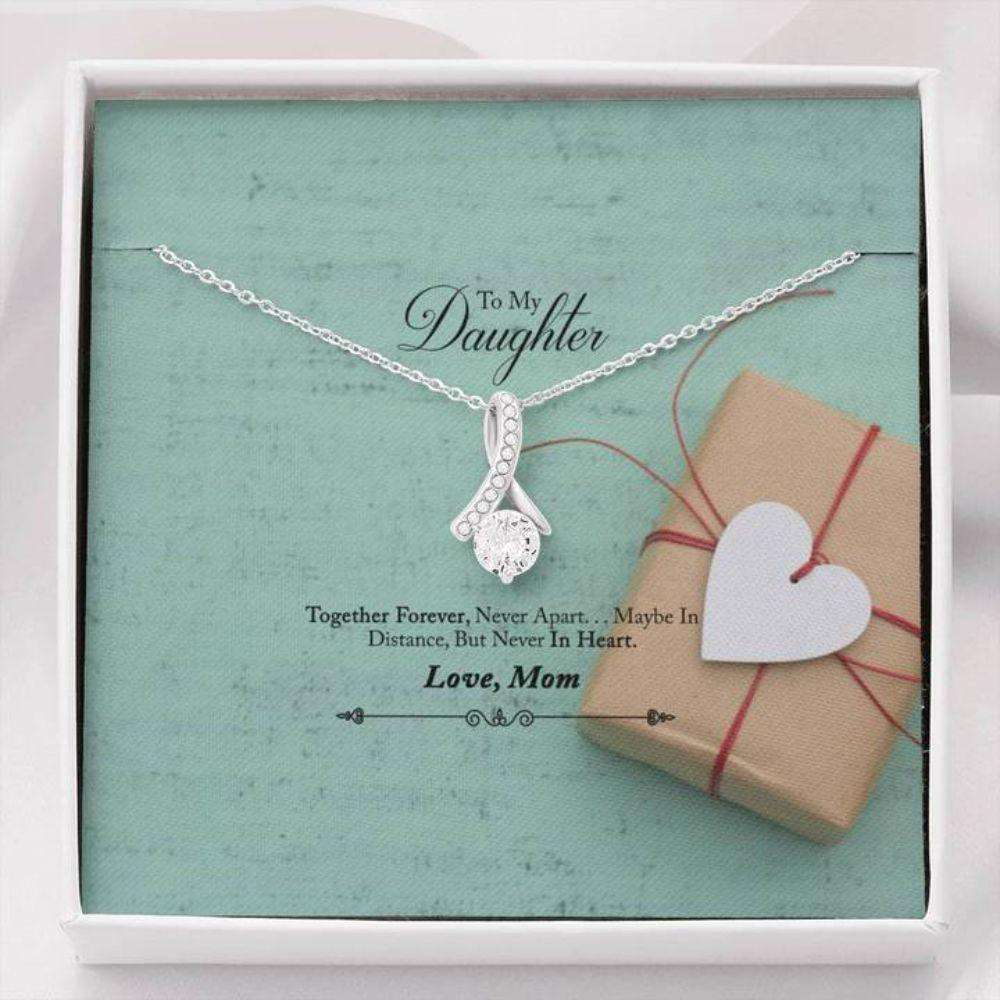 Daughter Necklace “ Gift To Daughter “ To Daughter Alluring Beauty Necklace From Mom Dughter's Day Rakva