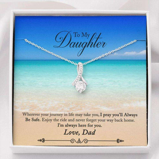 Daughter Necklace “ Gift To Daughter “ To Daughter From Dad Beach Gift Dughter's Day Rakva