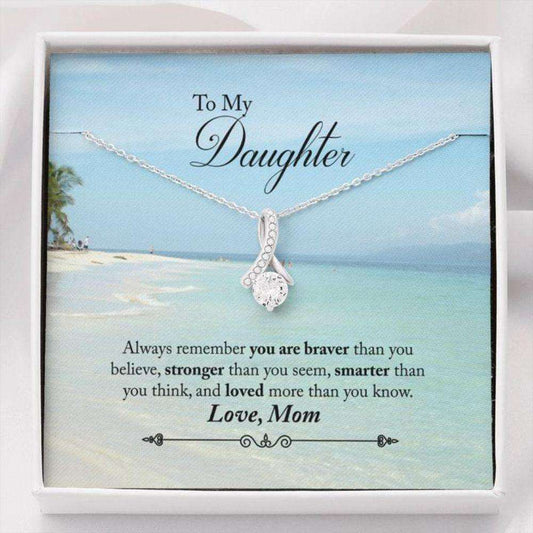 Daughter Necklace “ Gift To Daughter “ To Daughter From Mom Beach The Dughter's Day Rakva