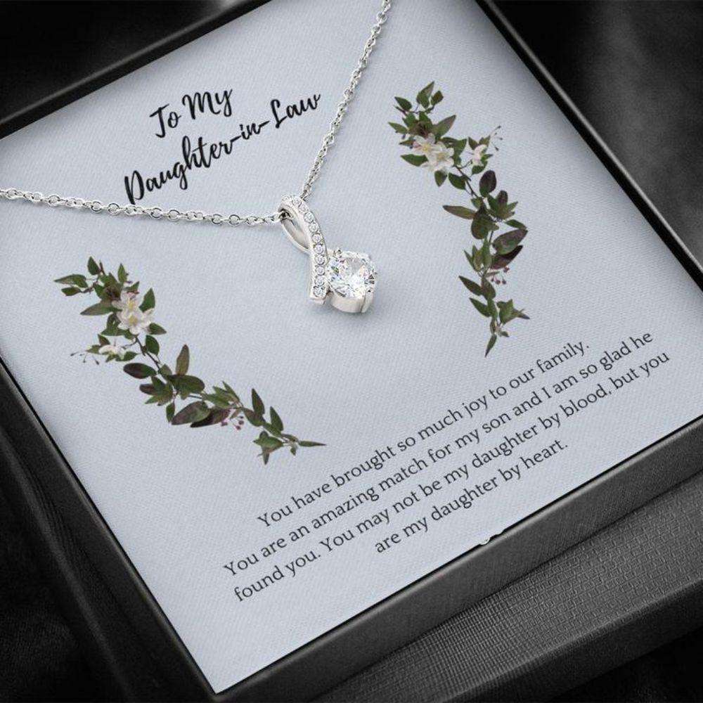 Daughter Necklace “ Gift To Daughter “ To Daughter-In-Law Thankful “ Inner Beauty Necklace Dughter's Day Rakva