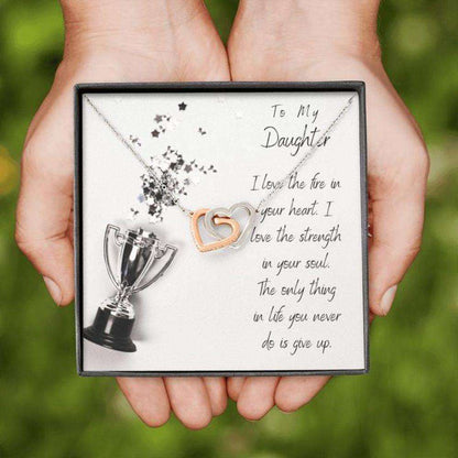 Daughter Necklace “ Gift To Daughter “ To My Athlete Daughter Necklace Dughter's Day Rakva