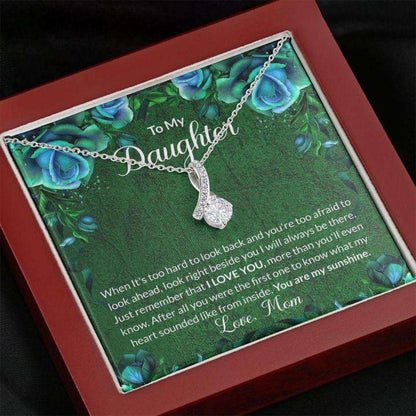 Daughter Necklace “ Gift To Daughter “ To My Daughter Green The Dughter's Day Rakva