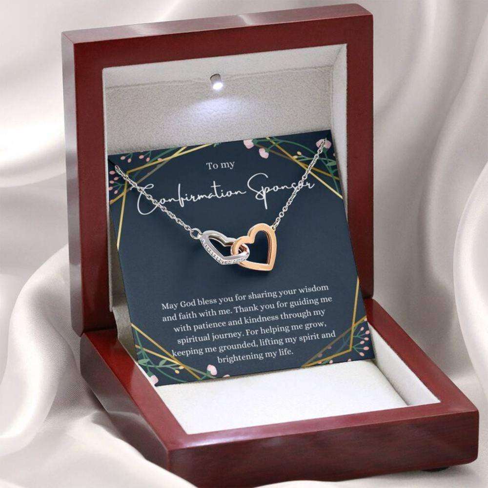 Daughter Necklace, Girlfriend Necklace, Confirmation Sponsor Gift For Women, Sponsors Religious Thank You Gift Gifts For Daughter Rakva