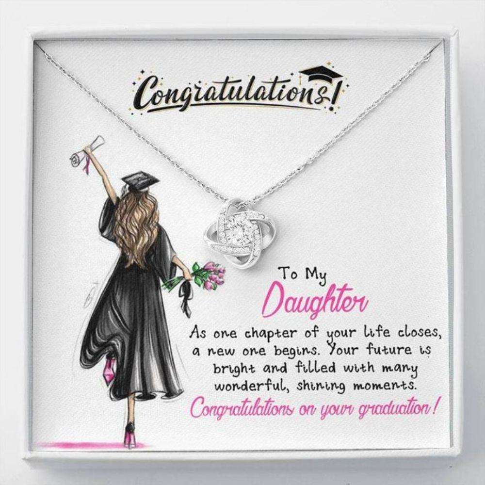 Daughter Necklace, Graduation Gift For Daughter, Graduation Necklace, Senior Class Congratulations,Graduation Gift For Girl Dughter's Day Rakva