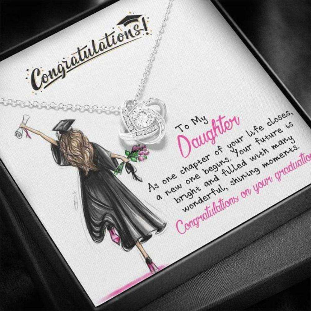 Daughter Necklace, Graduation Gift For Daughter, Graduation Necklace, Senior Class Congratulations,Graduation Gift For Girl Dughter's Day Rakva