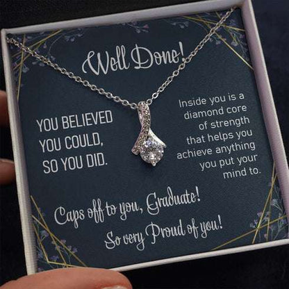 Daughter Necklace, Graduation Gift For Her Alluring Necklace Congratulations Gift College Graduate Gift Meaningful Grad Gift Dughter's Day Rakva