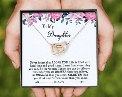 Daughter Necklace, Graduation Gift Necklace For Daughter From Dad Mom, Daughter Birthday Dughter's Day Rakva