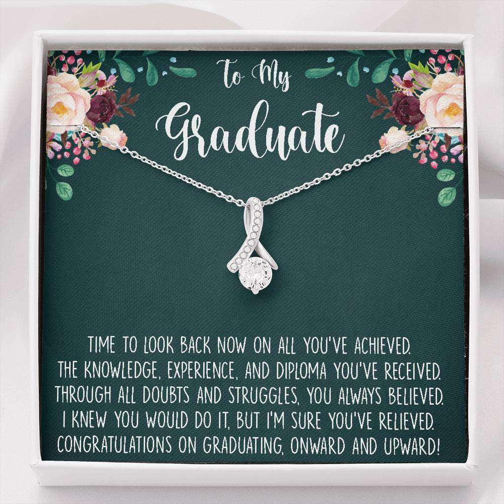 Daughter Necklace, Graduation Gift Necklace For Girls, College, High School Necklace For Archievement Rakva