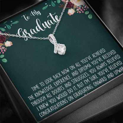 Daughter Necklace, Graduation Gift Necklace For Girls, College, High School Necklace For Archievement Rakva