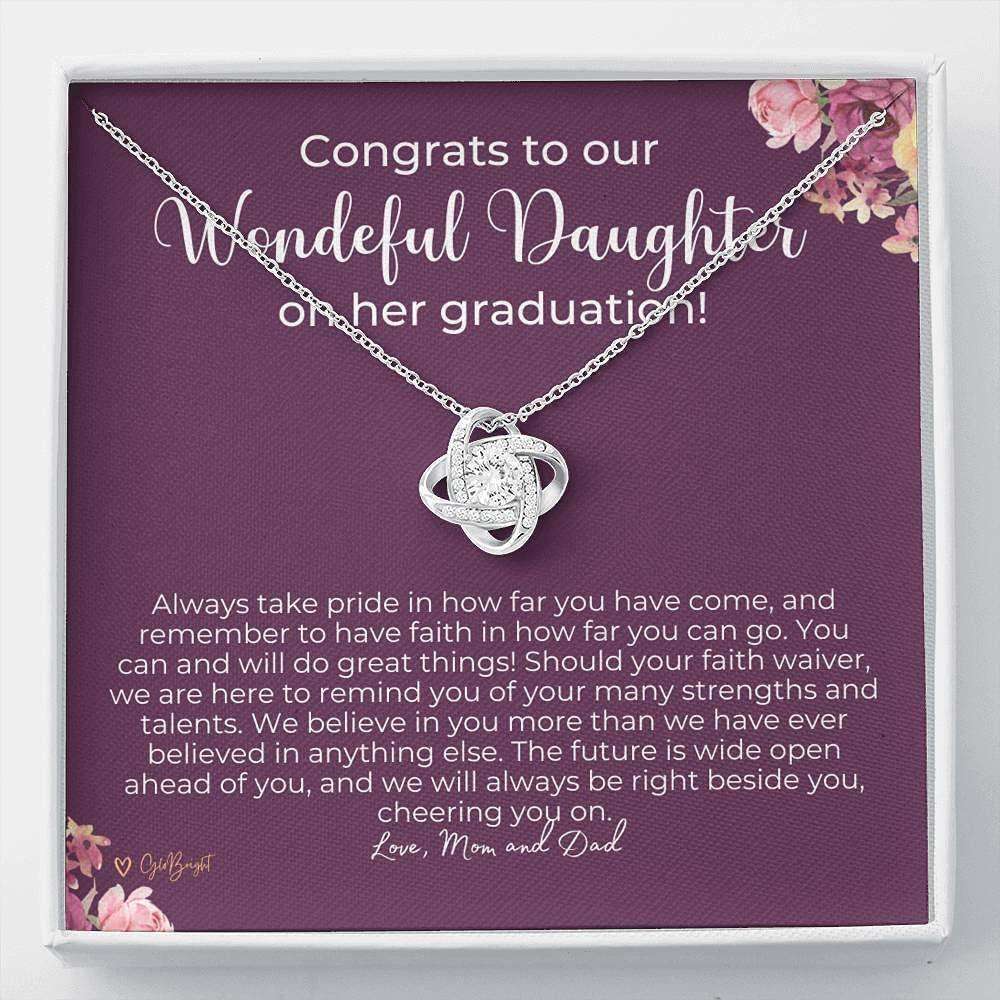 Daughter Necklace, Graduation Necklace Gift For Daughter From Mom And Dad College And High School Dughter's Day Rakva