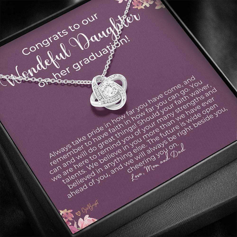 Daughter Necklace, Graduation Necklace Gift For Daughter From Mom And Dad College And High School Dughter's Day Rakva