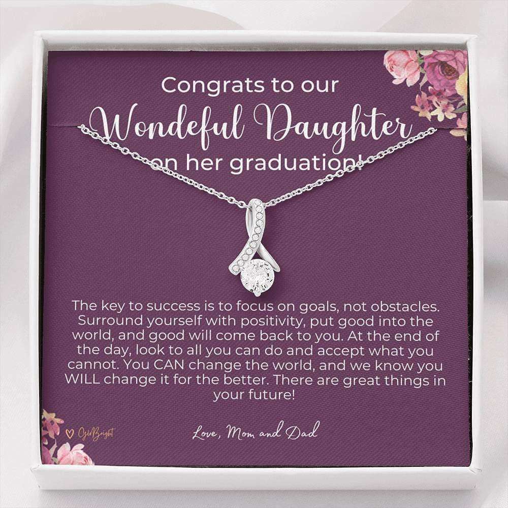 Daughter Necklace, Graduation Necklace Gift For Daughter From Mom And Dad College And High School Dughter's Day Rakva