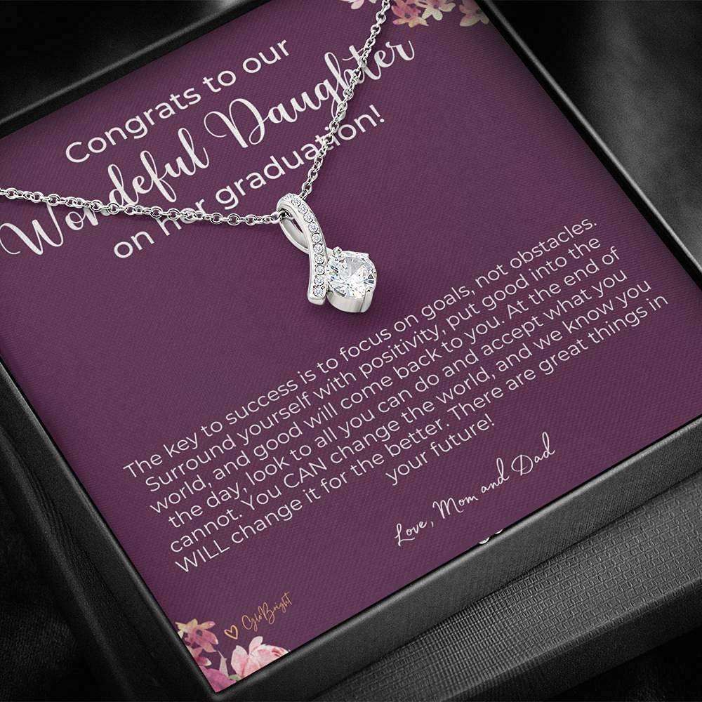 Daughter Necklace, Graduation Necklace Gift For Daughter From Mom And Dad College And High School Dughter's Day Rakva