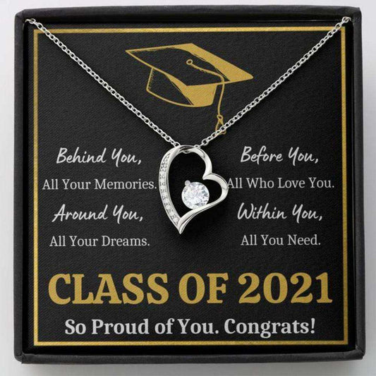 Daughter Necklace, Granddaughter Necklace, Graduation All You Need Heart Necklace Gift Dughter's Day Rakva