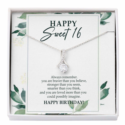 Daughter Necklace, Granddaughter Necklace “ Sweet 16 Sixteen Birthday, Gifts For Girls Dughter's Day Rakva