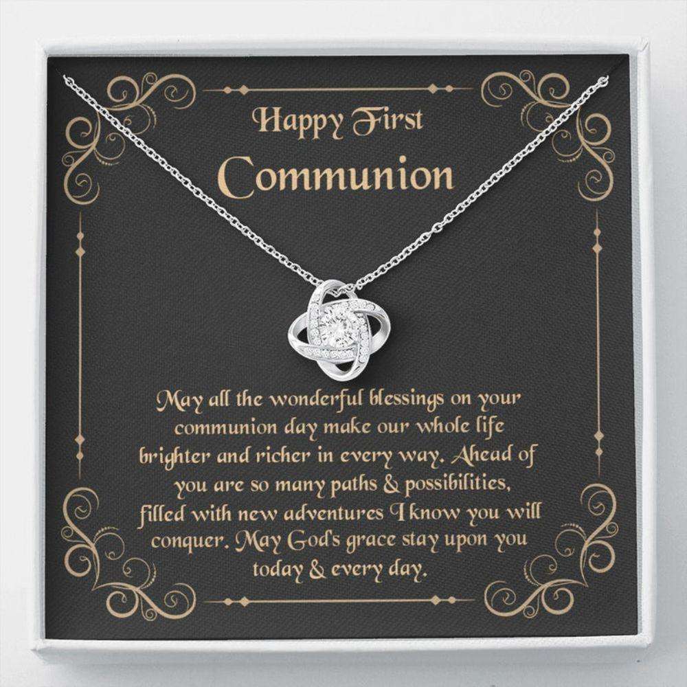 Daughter Necklace, Holy Communion Gift, First Communion Gift Girl, Communion Gift For Daughter, First Communion Necklace Dughter's Day Rakva