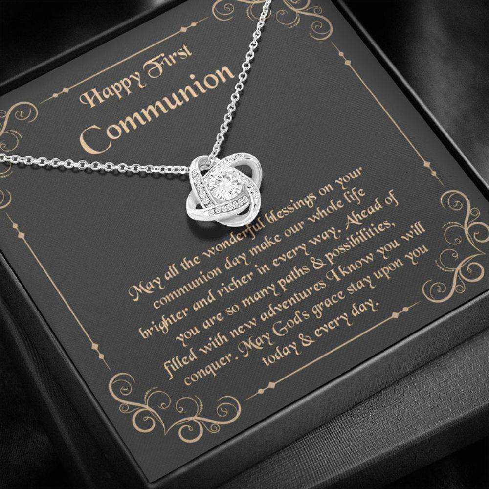 Daughter Necklace, Holy Communion Gift, First Communion Gift Girl, Communion Gift For Daughter, First Communion Necklace Dughter's Day Rakva